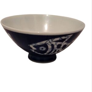 Japanese Rice Soup Porcelain Bowl